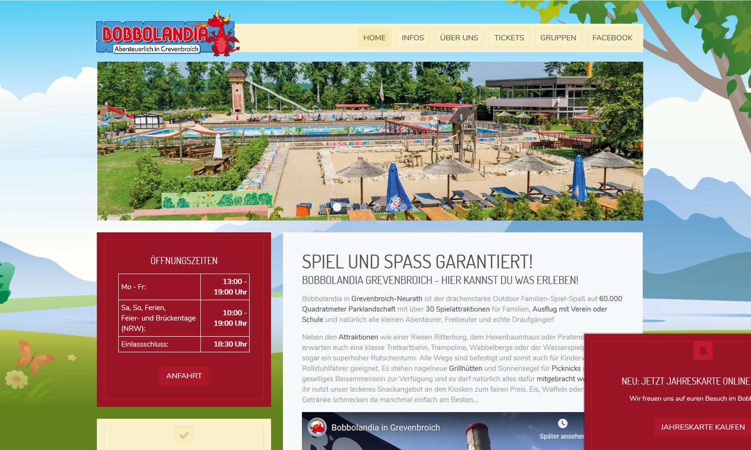 Webseiten Bobbolandia