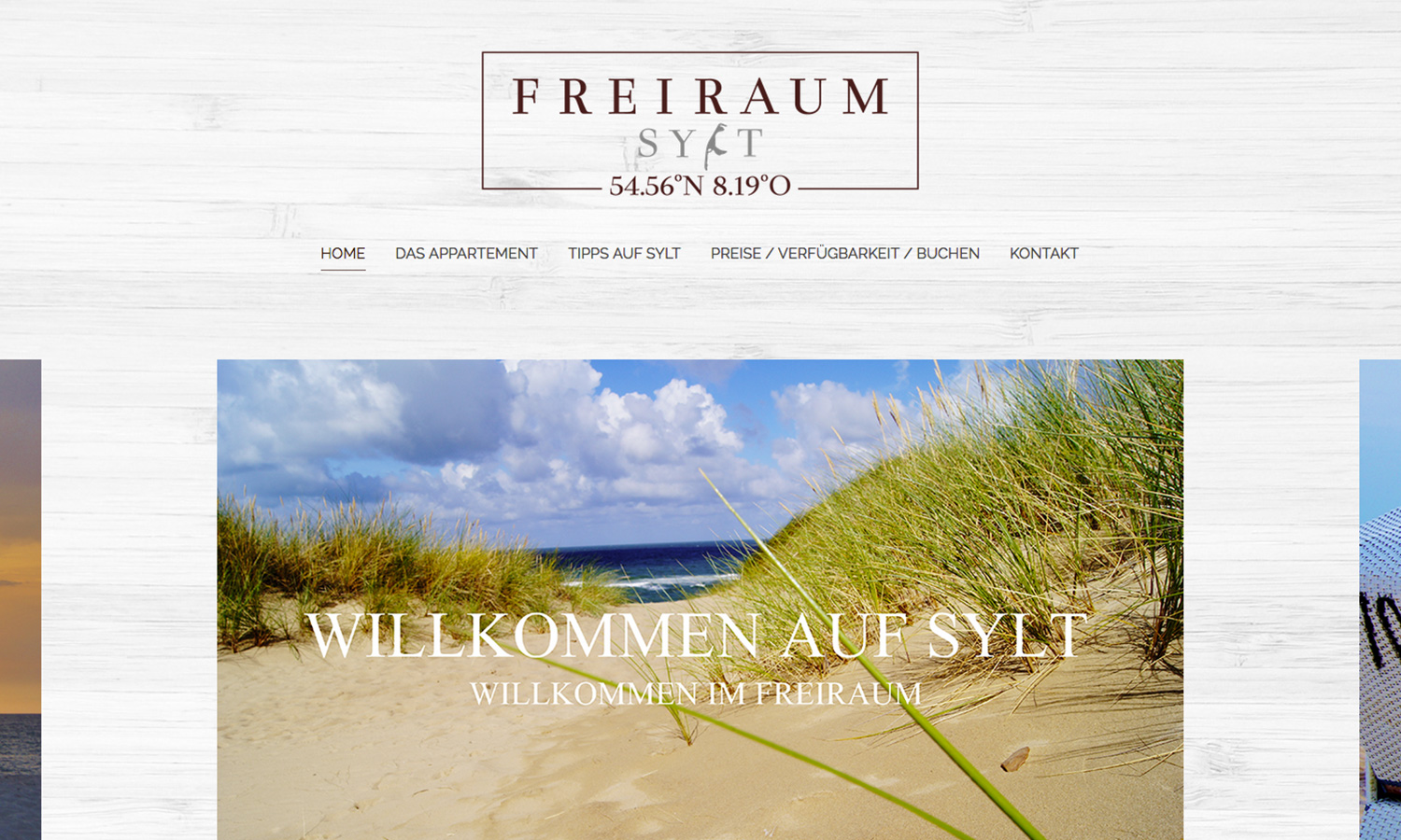 Webseiten Freiraum Sylt