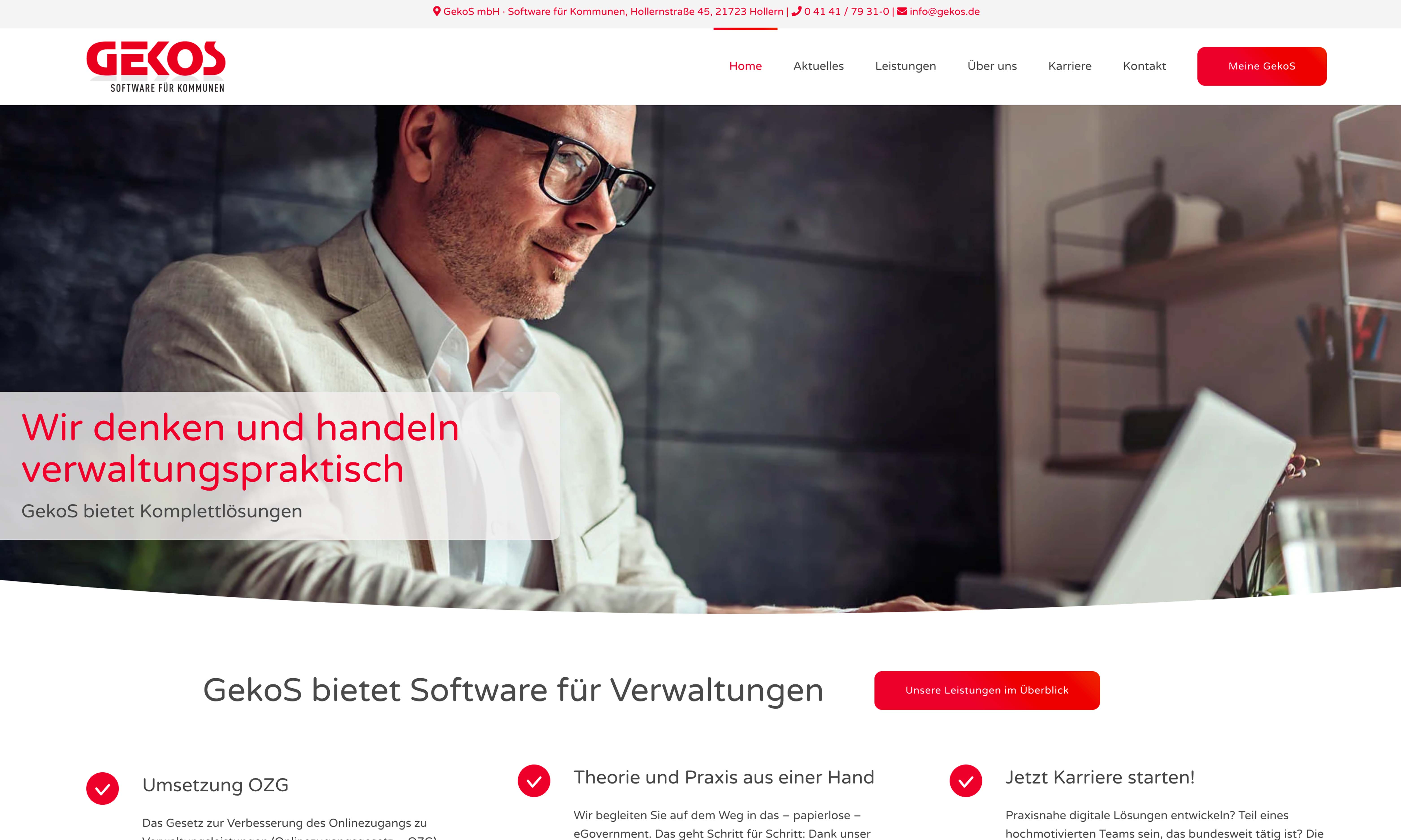 Webseiten Gekos